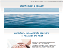 Tablet Screenshot of breatheeasybodywork.com